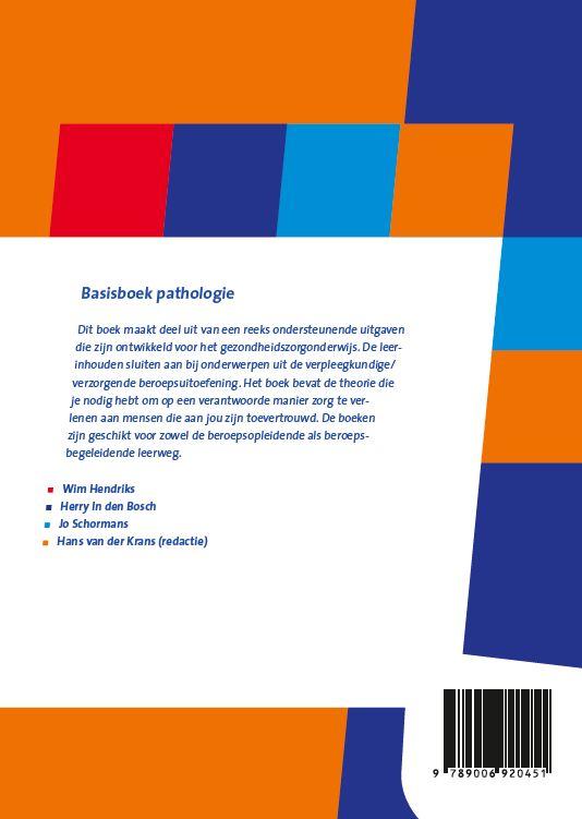 Basisboek pathologie i-care achterkant