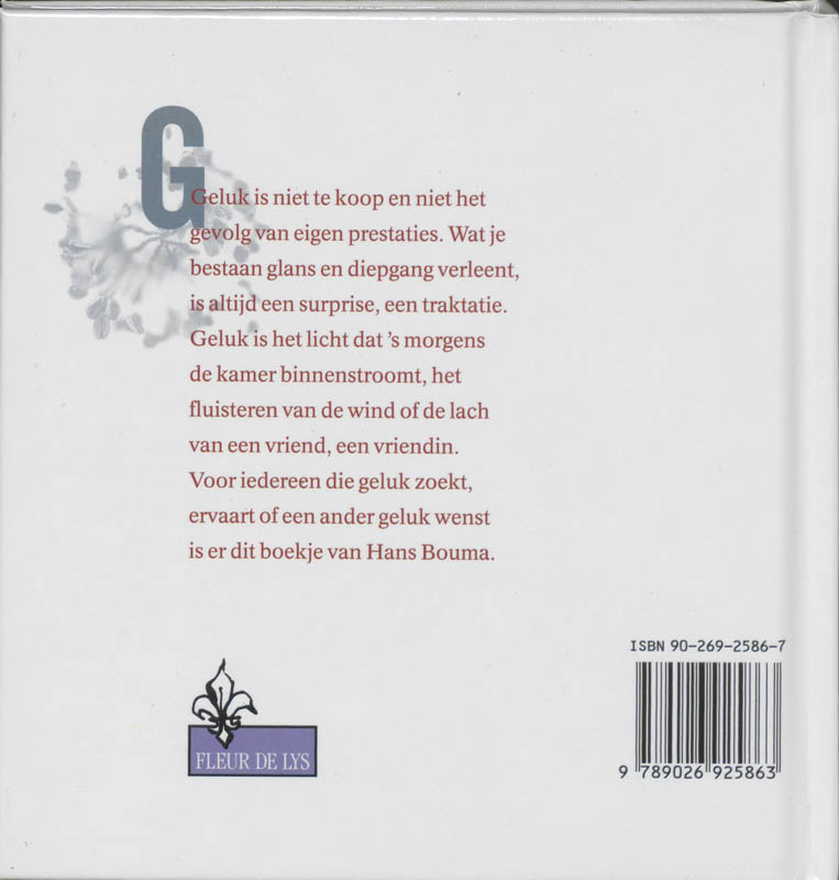 Geluk gewenst Geluk gewenst achterkant