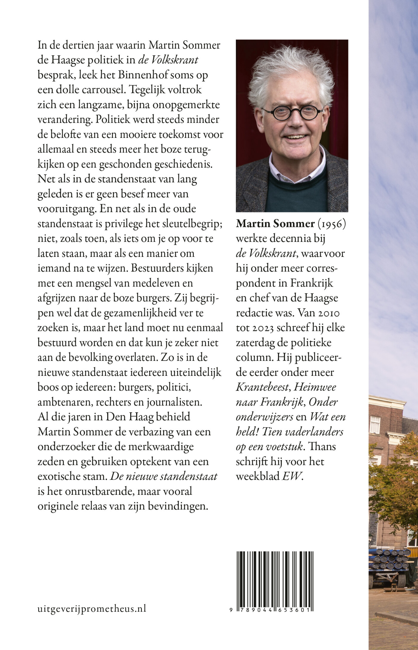 De nieuwe standenstaat achterkant