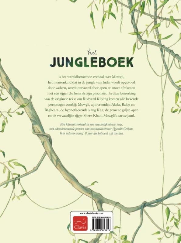 Het jungleboek achterkant