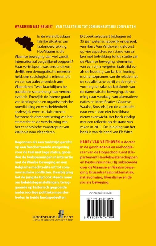 Waarheen met België? achterkant