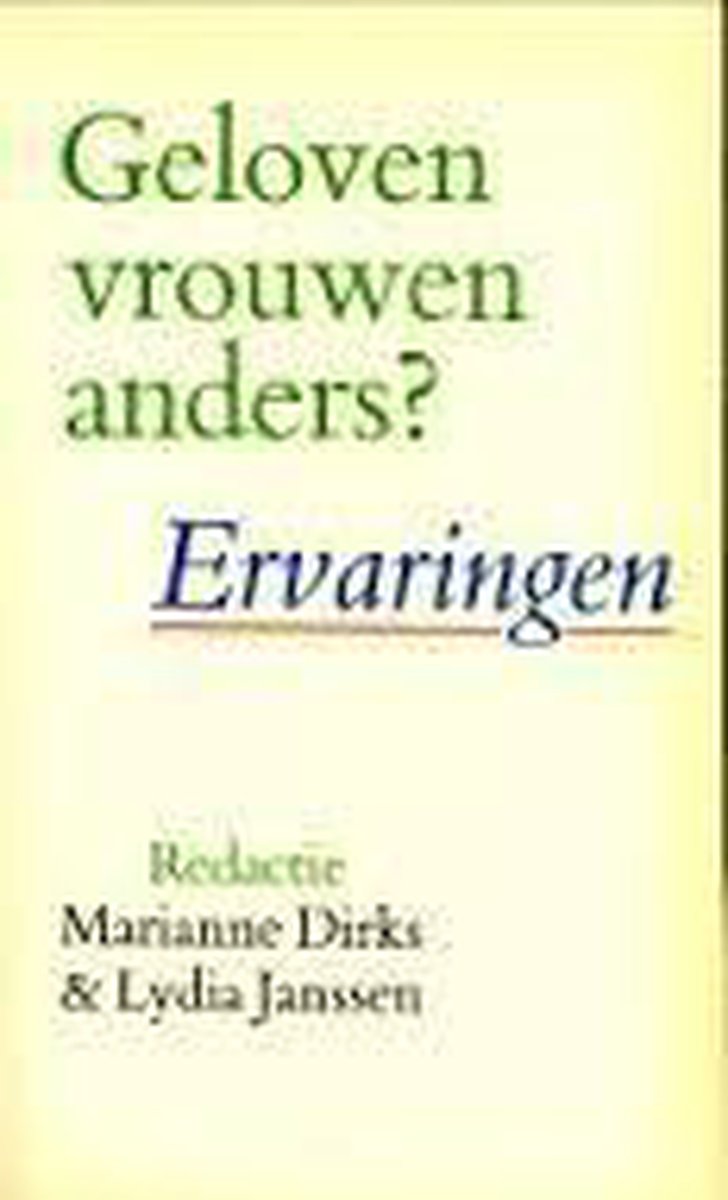 Geloven vrouwen anders ?