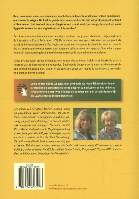 De 11 coachcompetenties in woord en beeld De 11 coachcompetenties in woord en beeld achterkant
