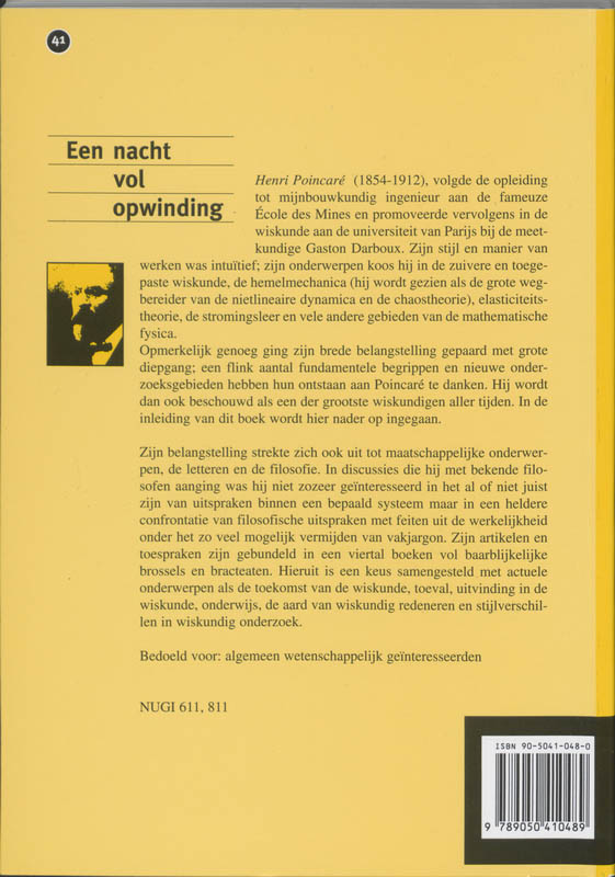 Een nacht vol opwinding / Epsilon uitgaven / 41 achterkant