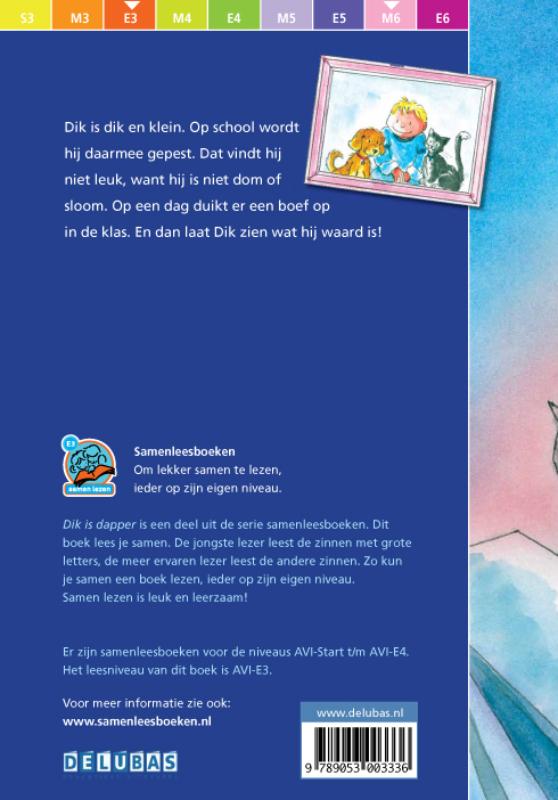 Dik is dapper / Samenleesboeken achterkant