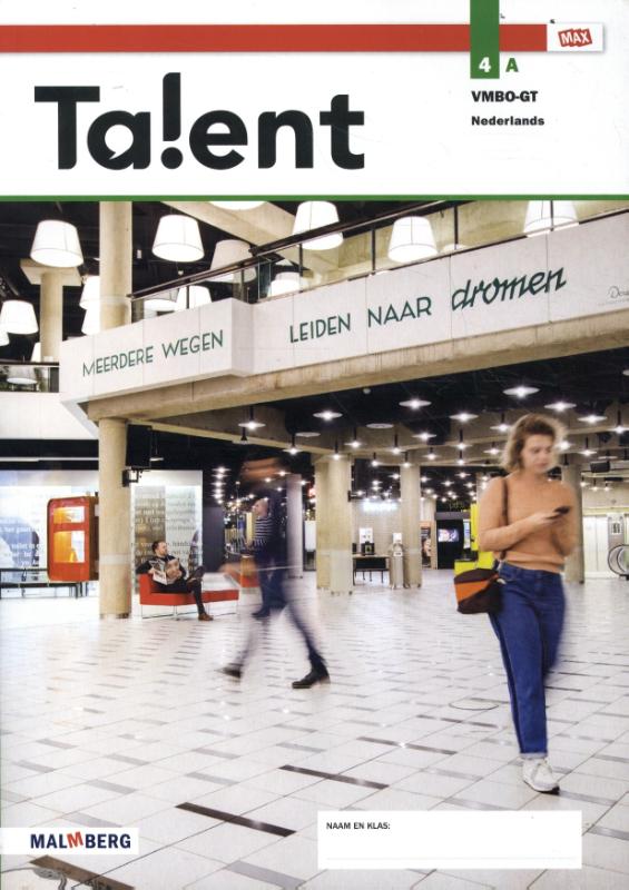 4 vmbo-gt nederlands / Talent MAX 2020 / Leerwerboek A