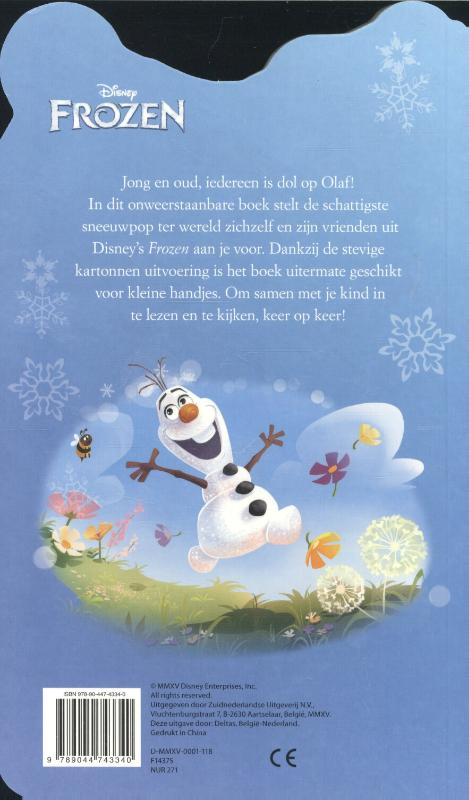 Olaf en zijn vrienden / Disney Frozen Olaf en zijn vrienden / Disney Frozen achterkant