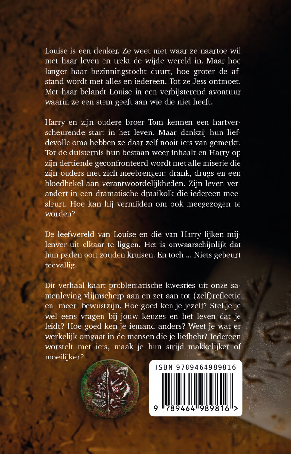 Oog om oog, tand om tand achterkant