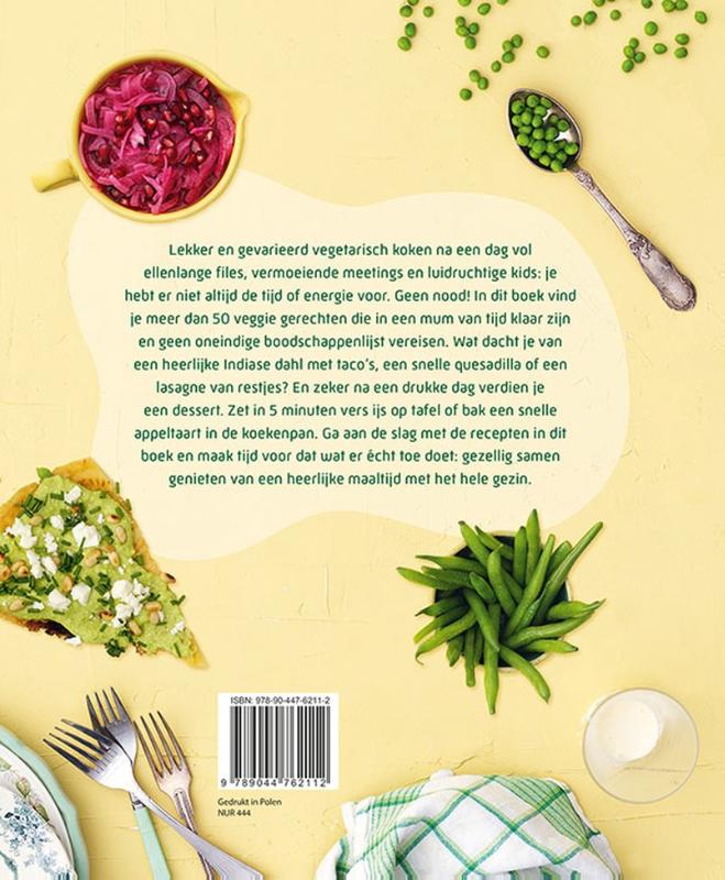Lekker vegetarisch koken in weinig tijd achterkant