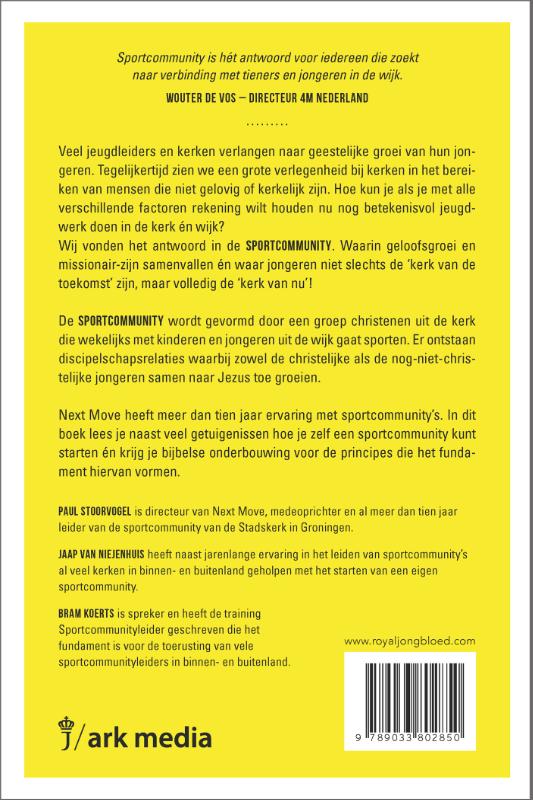 De sportcommunity achterkant