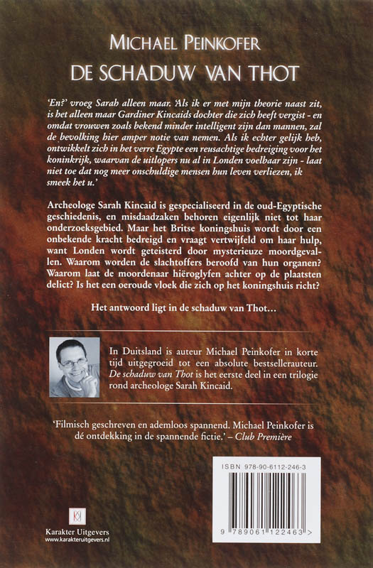 De schaduw van Thot De schaduw van Thot achterkant