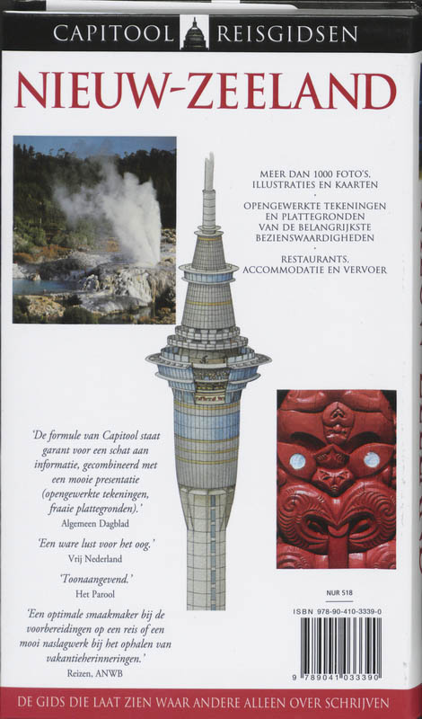 Capitool reisgids Nieuw-Zeeland achterkant