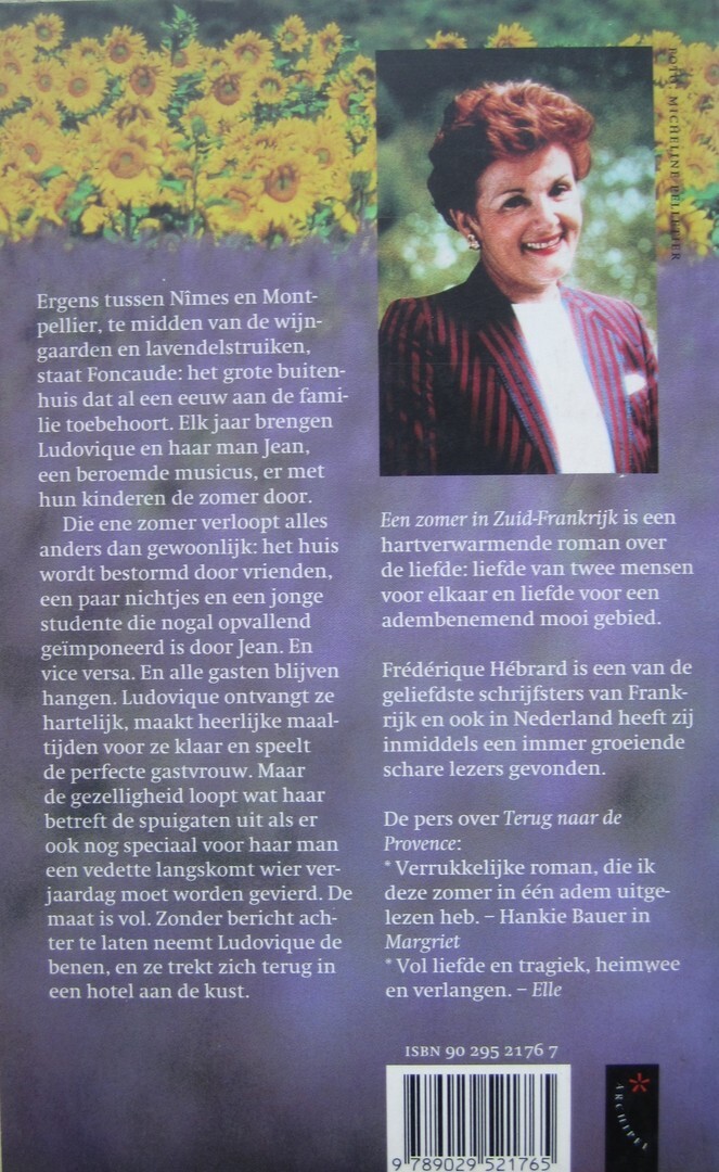 Een zomer in Zuid-Frankrijk achterkant