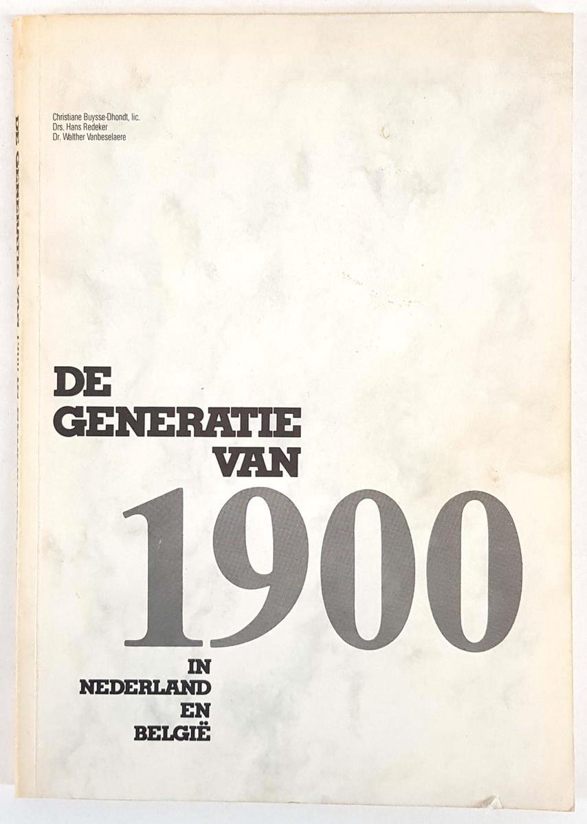 De generatie van 1900 in Nederland en België: Mari Andriessen, Johan Buning, Ru de Bruyn Ouboter