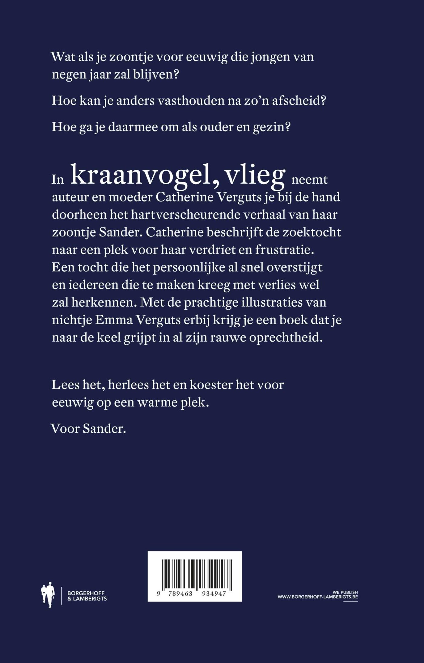 Kraanvogel, vlieg achterkant