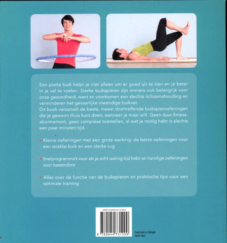 De complete platte buik workout achterkant