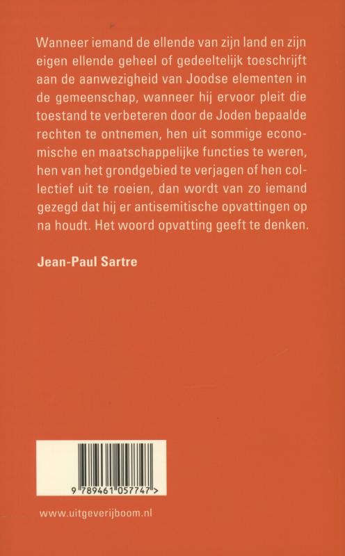 Reflecties op het Joodse vraagstuk achterkant