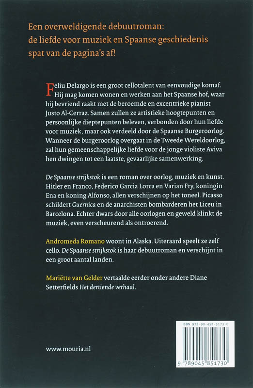 De Spaanse Strijkstok achterkant