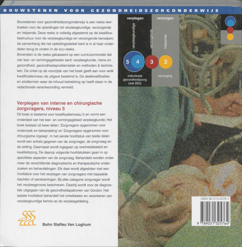 Verplegen van interne en chirurgische zorgvragers / 2 / Bouwstenen gezondheidszorgonderwijs achterkant
