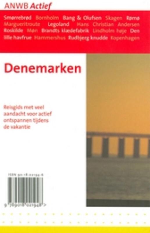 Denemarken / ANWB actief achterkant