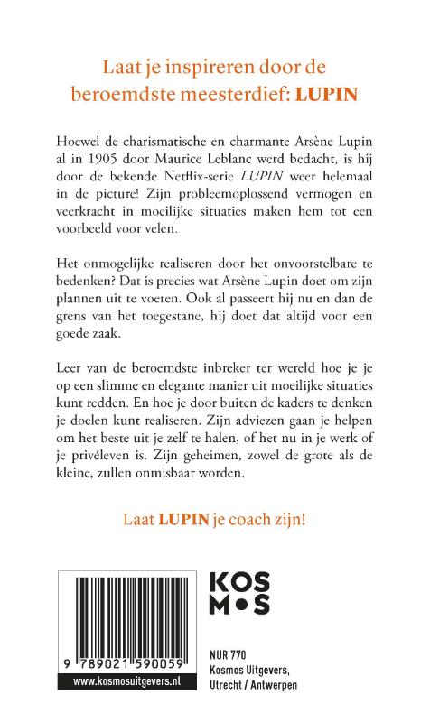 Doe en denk als Arsène Lupin Doe en denk als Arsène Lupin achterkant