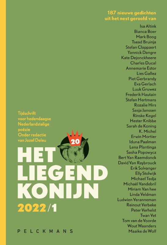 187 nieuwe gedichten uit het nest geroofd van ... / Het liegend konijn / 2022,1