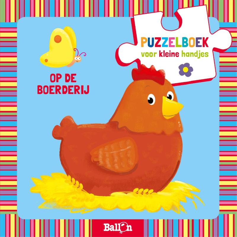 Op de boerderij / Puzzelboek voor kleine handjes