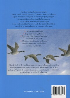 Vogels in de vlucht achterkant