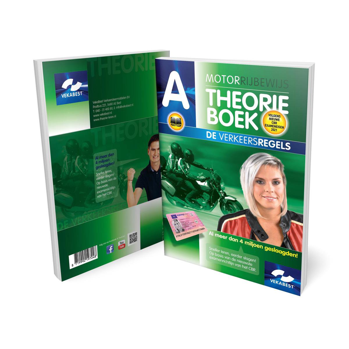 MotorTheorieboek 2021 - Motor Theorieboek - MotorTheorie Boek Rijbewijs A Nederland