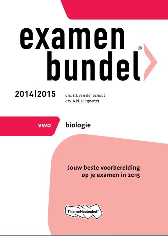 boekenbalie_9789006080797_cover Biologie / Vwo 2014/2015 / Examenbundel
