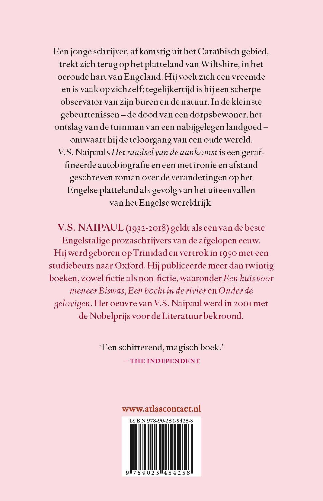 Het raadsel van de aankomst achterkant