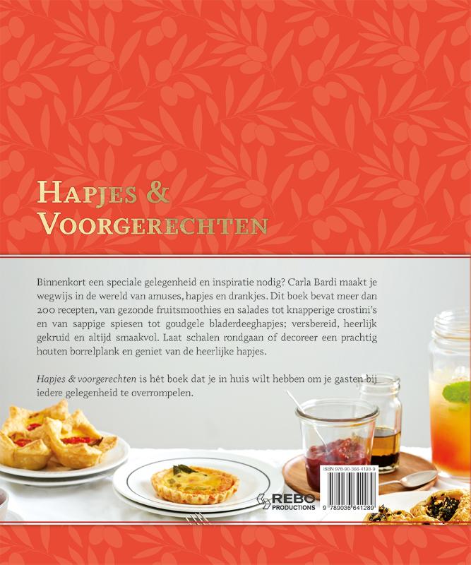 Hapjes & Voorgerechten-200 recepten / 200 recepten achterkant
