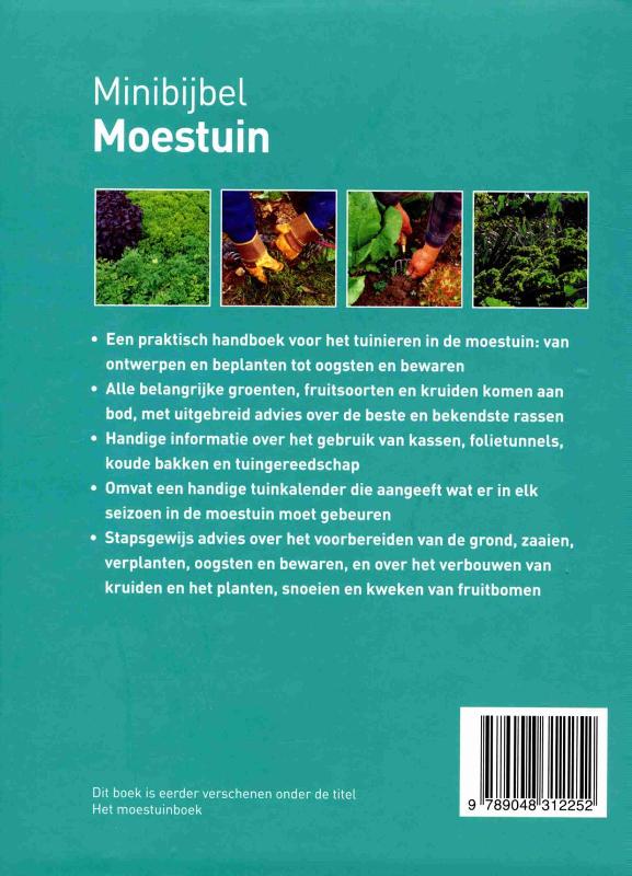 Moestuin / Minibijbel achterkant