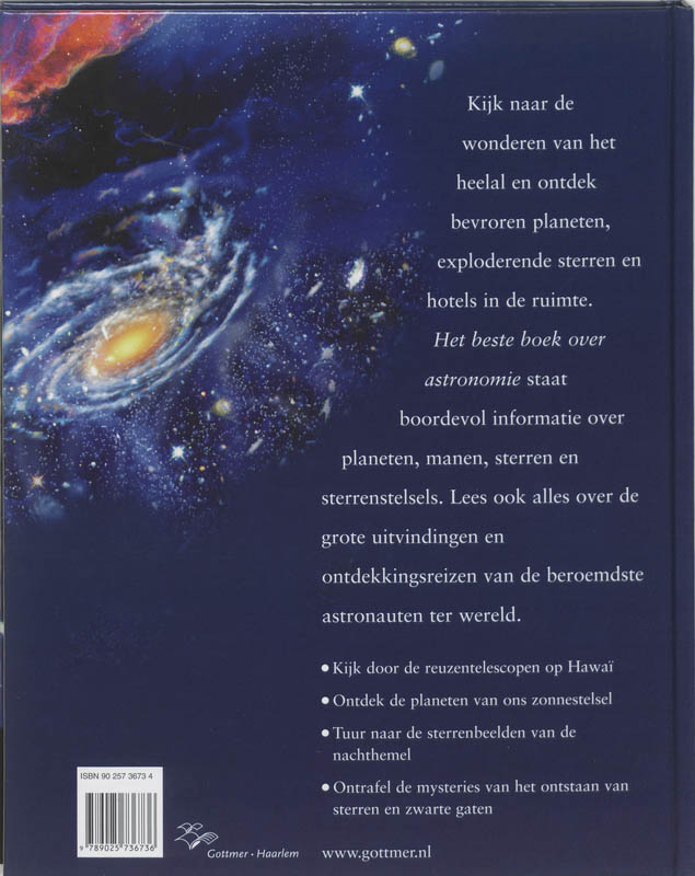 Beste Boek Over Astronomie achterkant