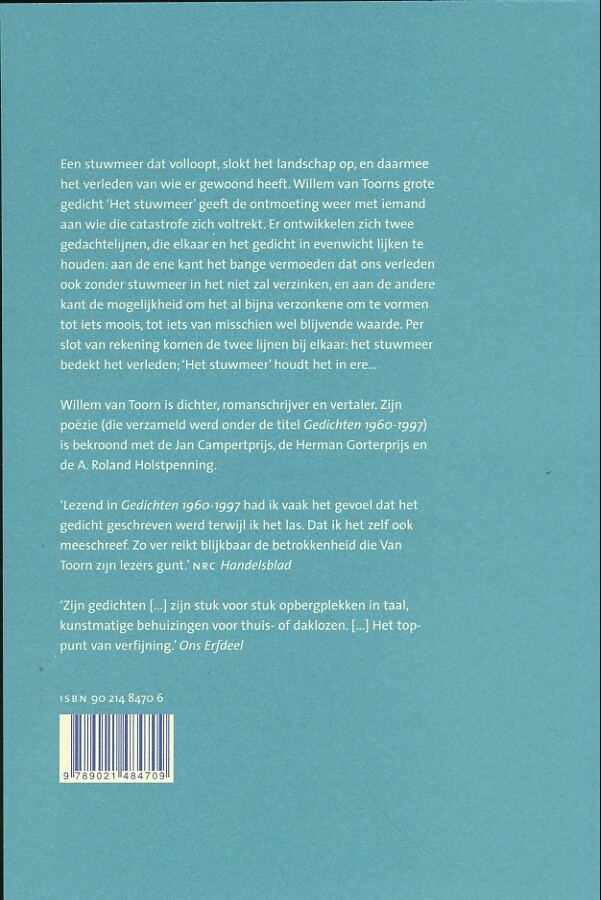 Het stuwmeer achterkant
