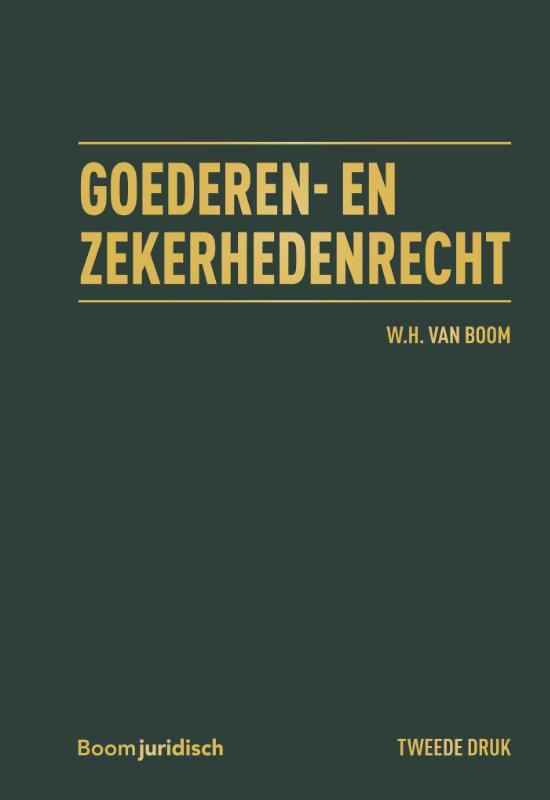 Goederen- & zekerhedenrecht / Boom Masterreeks