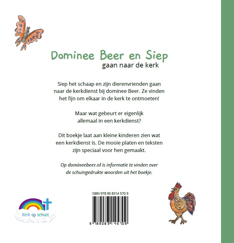 Dominee Beer en Siep gaan naar de kerk achterkant