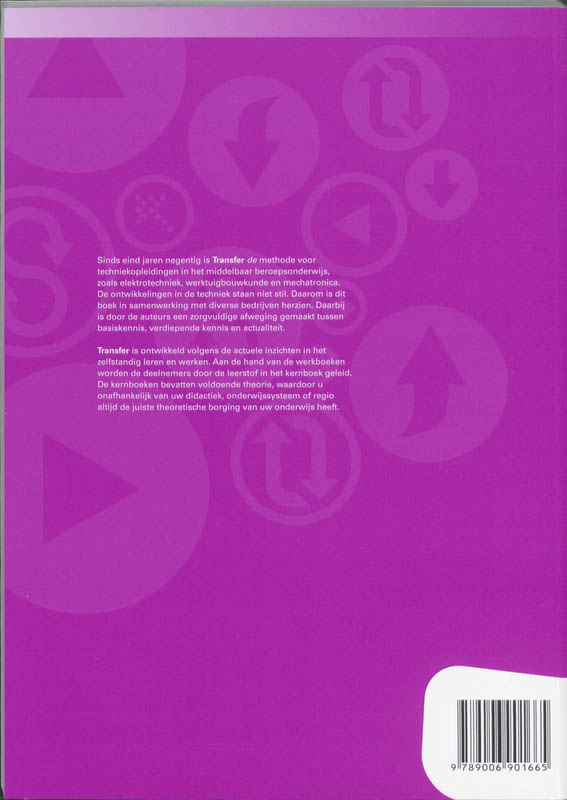 TransferE / Automatiseringstechniek 6mk / Leerwerkboek / TransferE achterkant