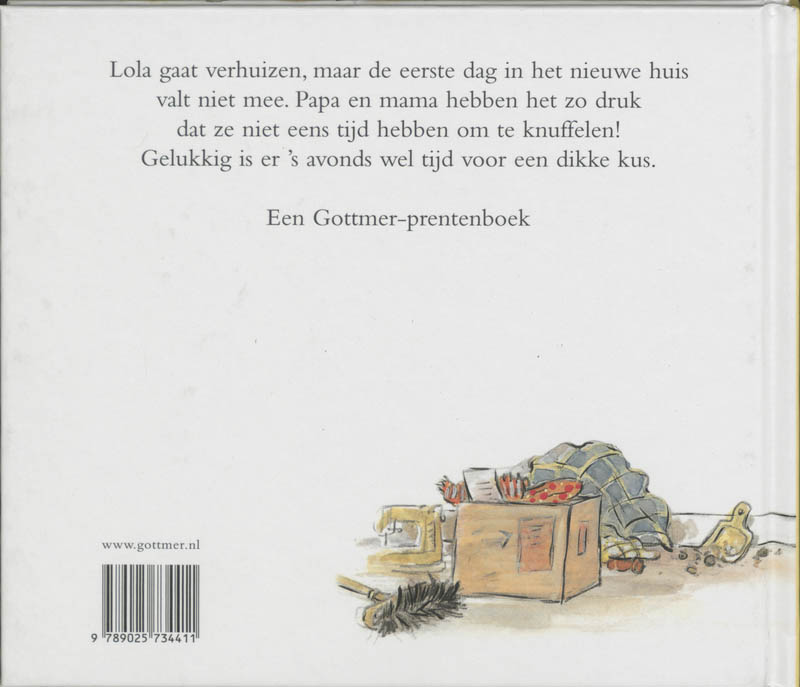 Lola gaat verhuizen / Gottmer-prentenboek Lola gaat verhuizen / Gottmer-prentenboek achterkant