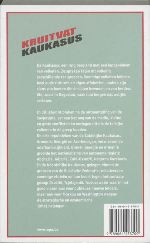 Kruitvat Kaukasus achterkant
