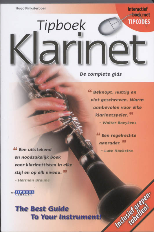 Hugo Pinksterboer Tipboek-serie Tipboek Klarinet / Tipboek-serie