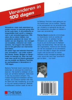 Veranderen in 100 dagen achterkant