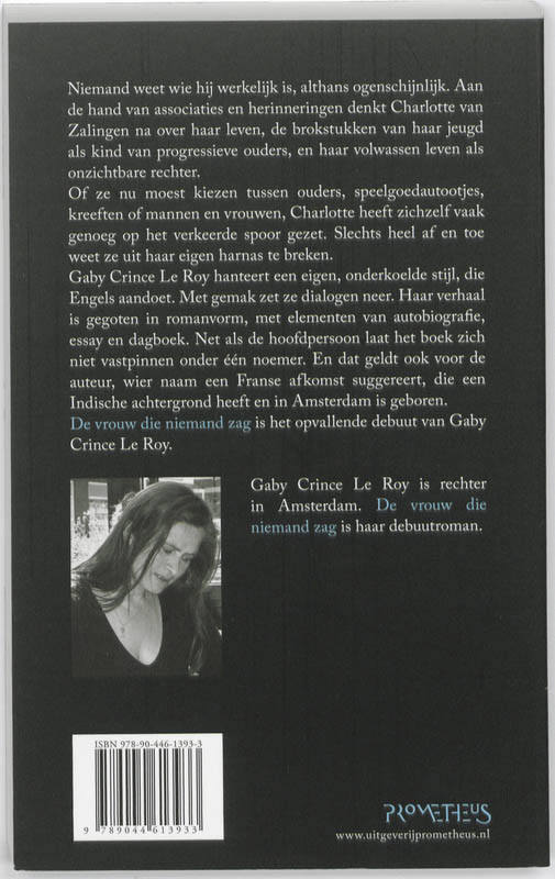 De vrouw die niemand zag achterkant