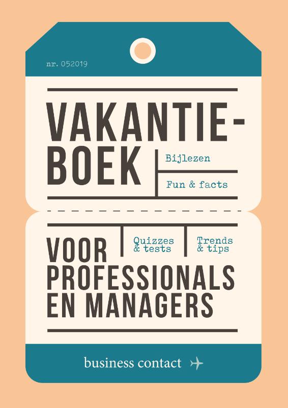 Vakantieboek voor professionals en managers 2019