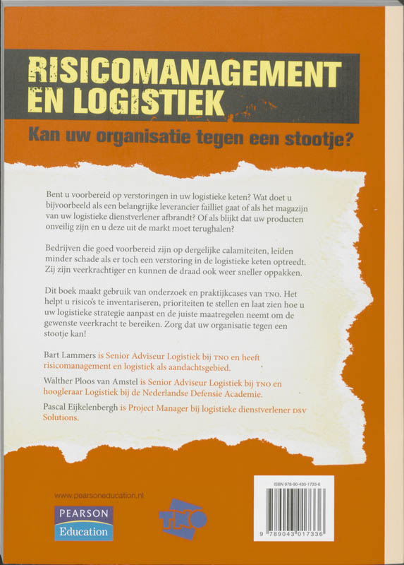 Risicomanagement En Logistiek achterkant