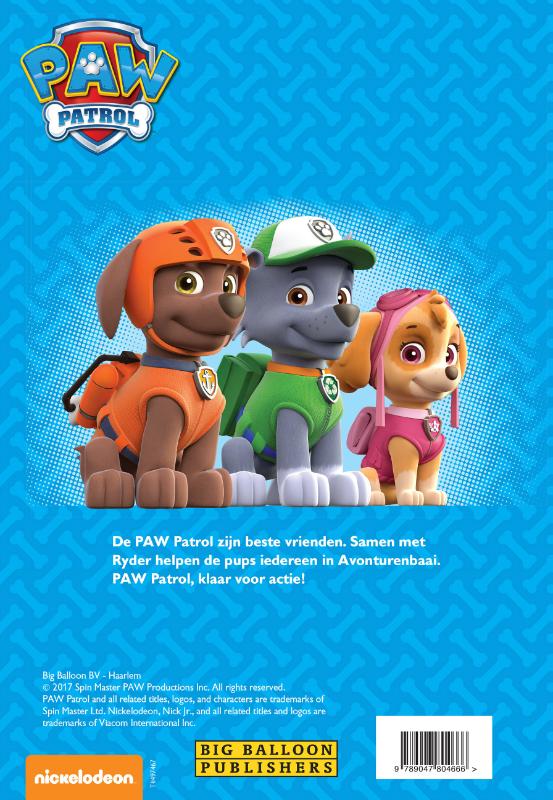 Wat een team! / Paw Patrol achterkant