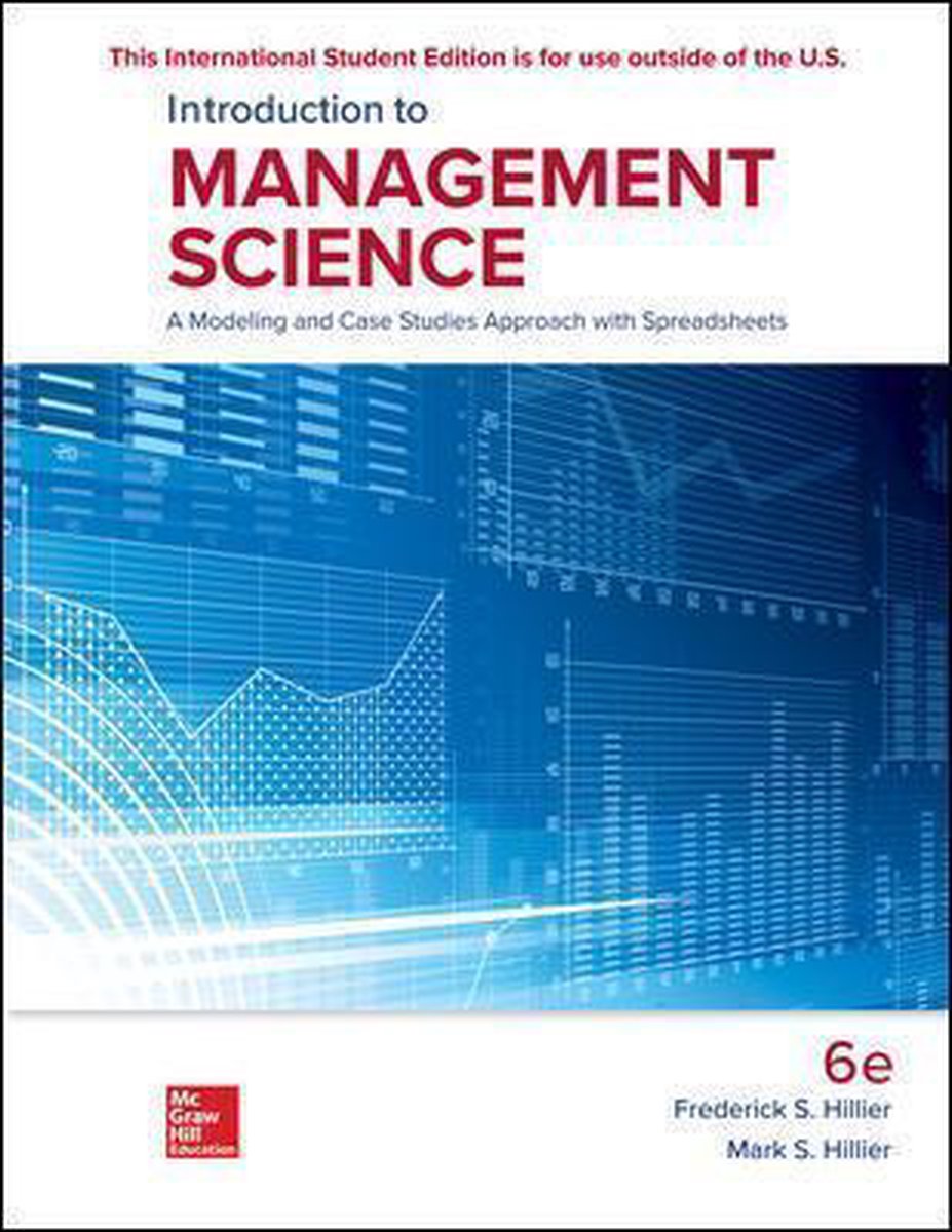 ISE Introduction to Management Science