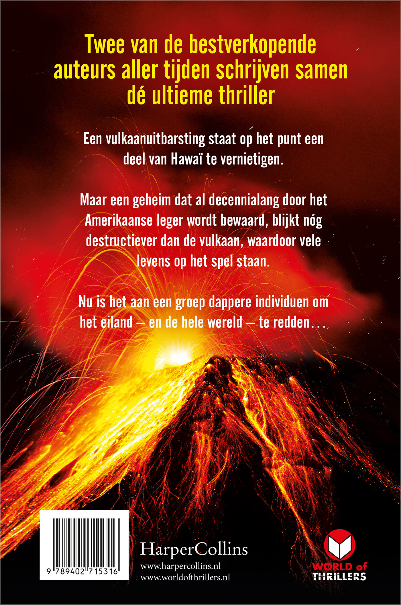Uitbarsting achterkant