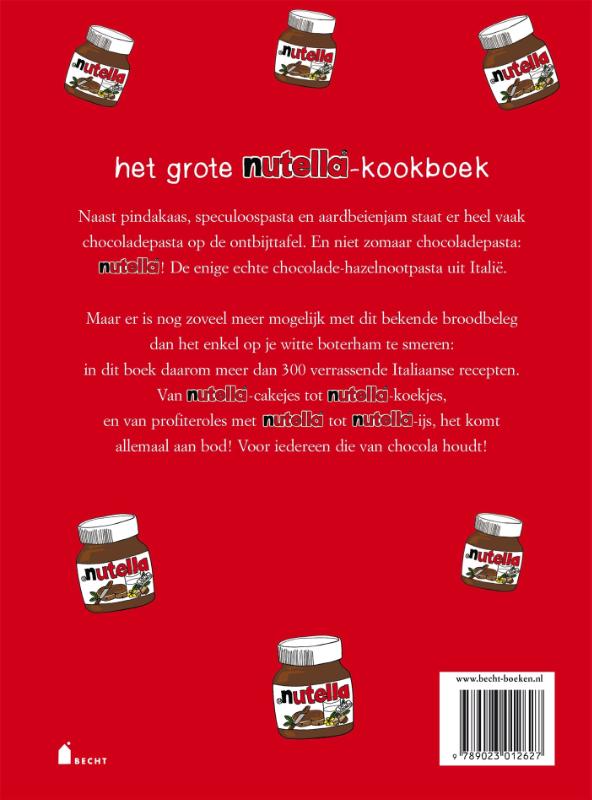 Het grote Nutella-kookboek achterkant