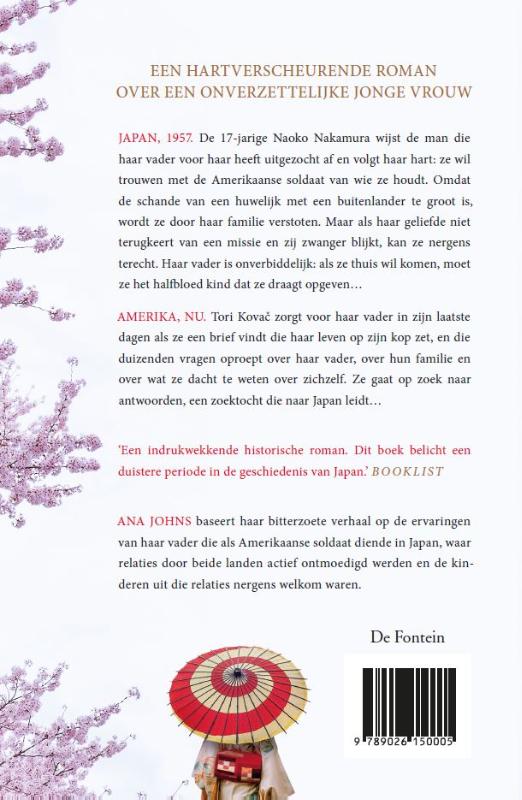 Het meisje in de witte kimono Het meisje in de witte kimono achterkant